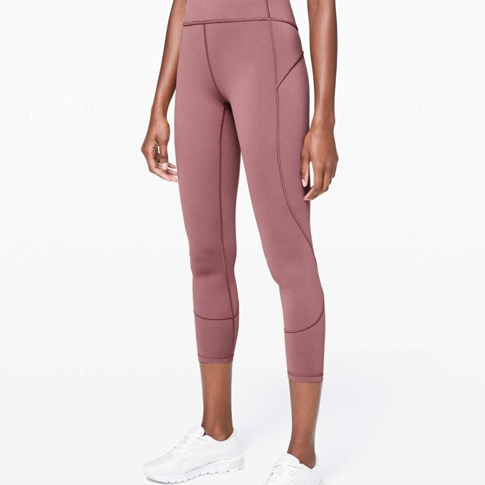 ✅ Lululemon In Movement Tight 25" *Everlux‎ SPANISH OAK SIZE 10